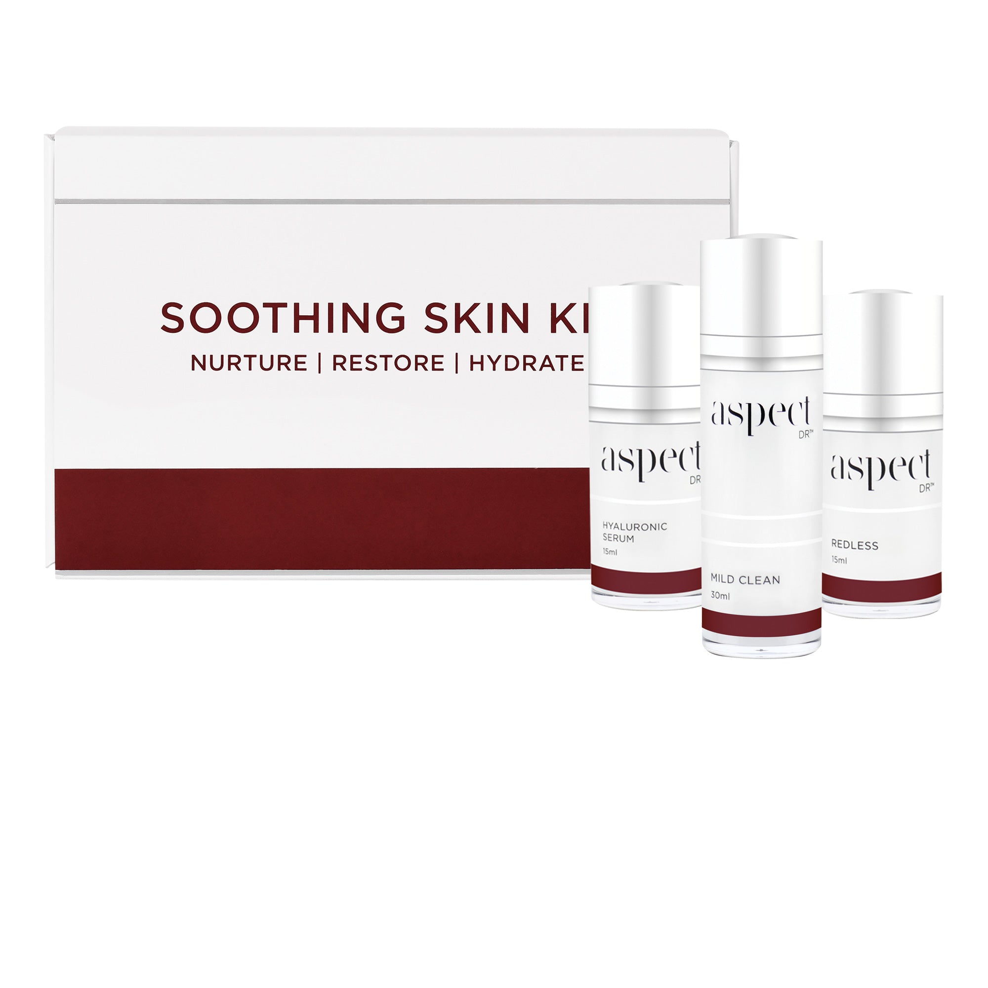 Soothing Kit Aspect Dr with products